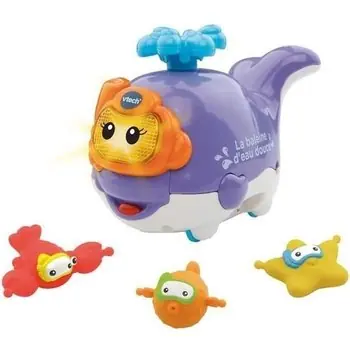 VTECH BABY - Jouet de Bain - Frimousse, La Baleine D'Eau Douce