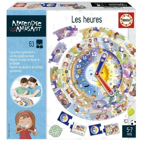 Jeu dapprentissage - EDUCA - Les Heures