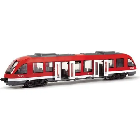 Train miniature - DICKIE - City Train - Roulement Intérieur - Portes et toit ouvrables
