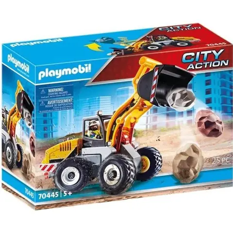 PLAYMOBIL - 70445 - Chargeuse sur pneus