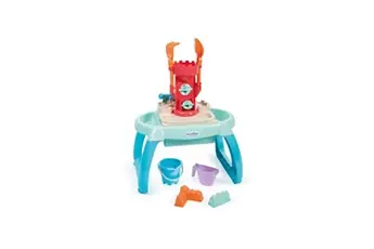 Table de jeux sable et eau Plage 4603 3 bacs 9 accessoires