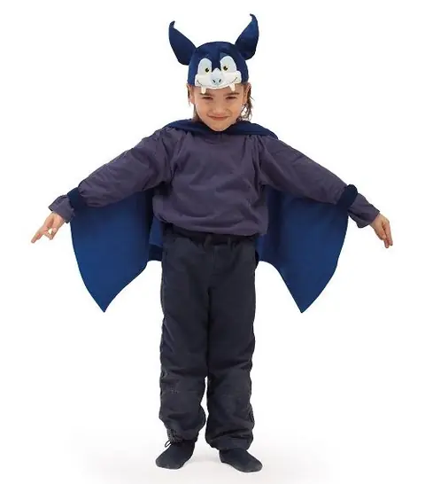 Trudi - 19263 - set déguisement chauve-souris 3 à 5 ans (tête  ailes)