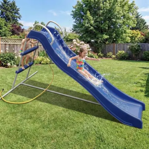 Toboggan en Plastique HDPE pour Enfants 18 m Toboggan Intérieur Autoportant Matériau Robuste Équipement de Jeu