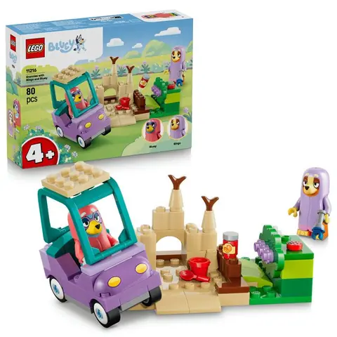 LEGO Bluey 11216 Les Grand-Mères avec Bingo et Bluey - Jeu Éducatif Fille ou Garçon 4 ans