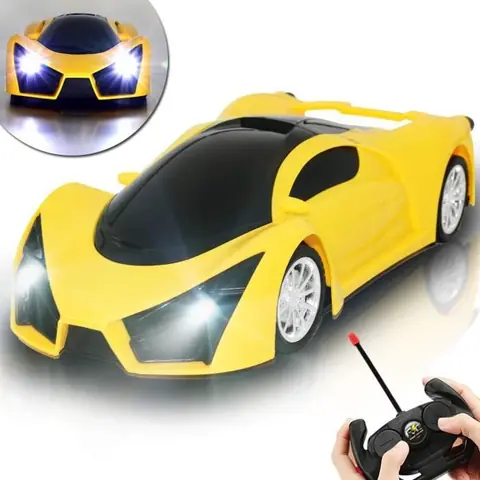 Voiture Télécommandée - RC - Jaune - 1/16 Échelle - Cadeaux pour Garçons Filles