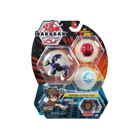 akugan 3 Boules Blanche Rouge Noir : Darkus Kelion - Battle Planet - Nouveaute