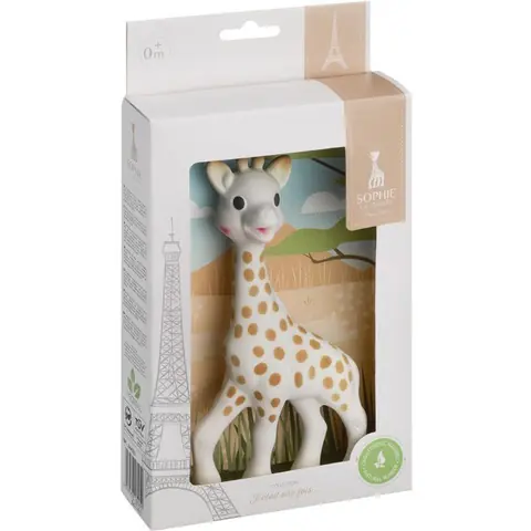 Jouet d’éveil - SOPHIE LA GIRAFE - Caoutchouc naturel - Sifflet - Multi-sens