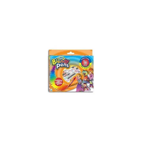 Blendy Pens model Fashion Design - VENTEO - 8 feutres - Réutilisable - Créatif pour enfants - A partir de 3 ans - Kit de coloriage