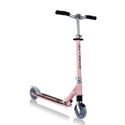 Trottinette 2 roues - GLOBBER - FLOW ELEMENT COMFORT - Rose - Pliable & ultra-légère - Suspension avant
