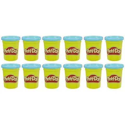 PLAY-DOH - 12 Pots Bleu - Pâte à modeler