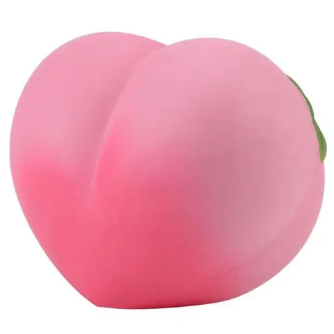 Jouet anti-stress - Garosa - Pêche Squishy - Doux au toucher - Parfum fruité - 10 cm