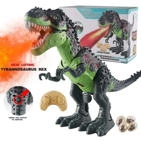 Télécommande Intelligente Robot Dinosaure avec Effet de fumée lumières et Sons pour Enfants