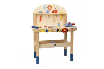 EUREKAKIDS - Etabli de bricolage en bois pour enfant - De 3 à 12 ans