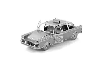 Puzzle 3D Taxi modèle DIY assemblage métal voiture