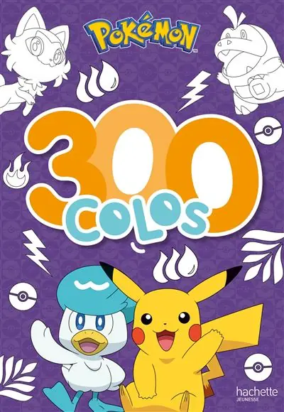 Pokémon - 300 colos Livre de coloriages - Hachette Jeunesse