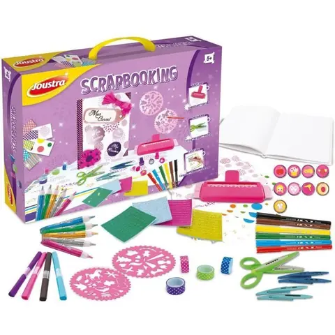 Coffret Scrapbooking - JOUSTRA - Fille - A partir de 5 ans - Rose