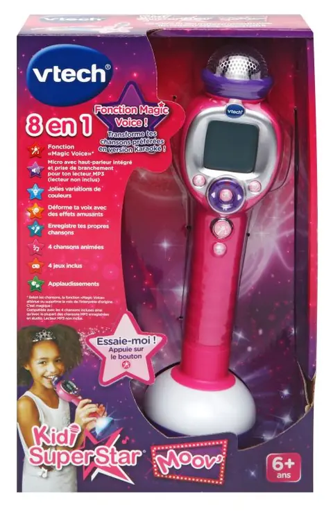 VTECH - Kidi Super Star Moov' - Micro Karaoké Enfant