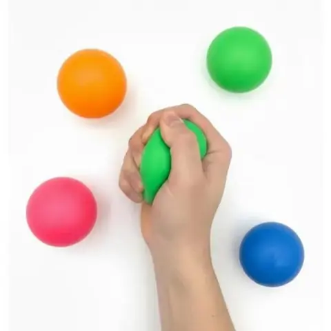 Cobye-  4 Balles Anti Stress Squishy - Relaxation pour Adultes et Enfants - Moelleuse - Idéal pour Stress Anxiété et Concentration