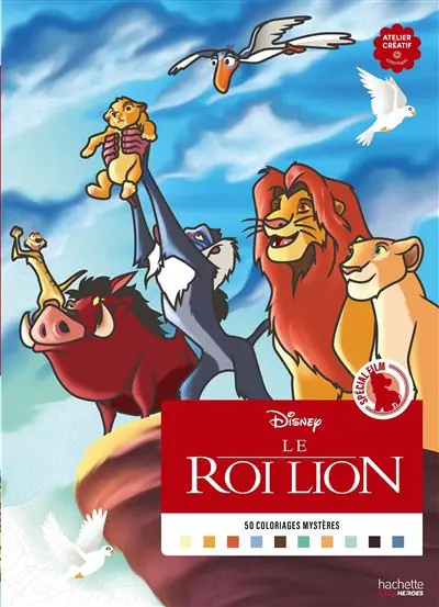 Coloriages Mystères Disney - Spécial film : Le Roi Lion - Aurélia Stéphanie Bertrand - Hachette Heroes - broché - Livre-jeu