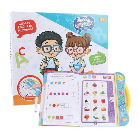 Livre dapprentissage électronique - VVIKIZY - Interactif - Bilingue - 3 ans et plus - Multimédia engageant