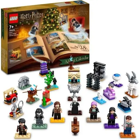 LEGO Harry Potter 76404 Le Calendrier de l’Avent 2022 24 Mini-Jouets avec Jeu de Société