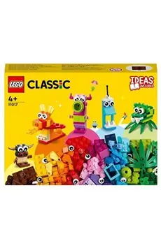 LEGO® 11017 Classic Monstres Créatifs, Boite de Briques, 5 Jouets en Forme de Mini-Monstre à Construire 4 Ans et Plus