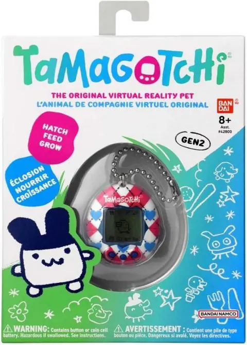 Poupon Tamagotchi - Tamagotchi - Animal numérique interactif - 10x10x5 cm - Rose - 200 g