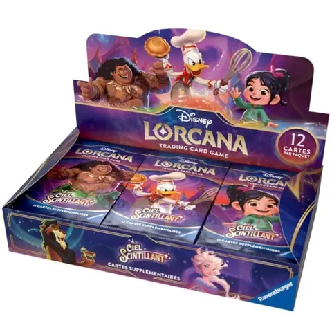 Display scellé - DISNEY - Ciel Scintillant - 24 boosters - 12 cartes/booster - 1 carte brillante