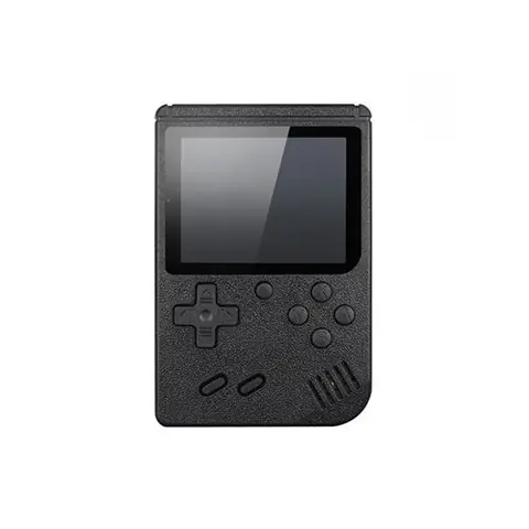 Console de jeux portable avec 400 jeux retro couleur noir