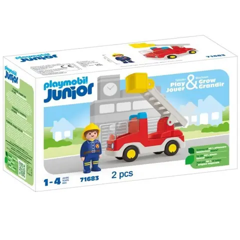 PLAYMOBIL Junior 71683 Camion de pompier Dès 12 mois