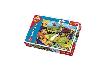 Imagin - Puzzle Sam le pompier - + 3 ans - 30 pièces - Sam le pompier