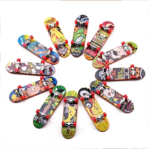 Mini Skateboard - Non spécifié - 12 Planches à Doigts - Résistant à lusure - Antidérapant - Mixte