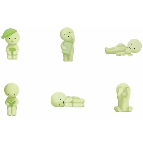 Une Figurine Smiski série Chambre Label