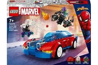 LEGO Marvel 76279 La voiture de course de Spider-Man contre le Bouffon Vert venomisé