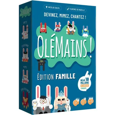 Jeu de société - OléMains - Version Famille - Multicolore - 4-16 joueurs - Dès 6 ans