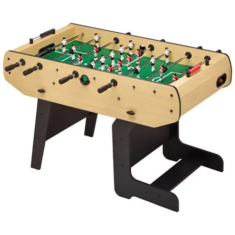 Baby foot pliable   Barres télescopiques   Robuste   2 à 4 joueurs   3 Balles liège inclues