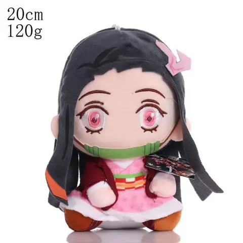 20cm Demon Slayer Anime Peluche Jouets s Blade Cartoon Figure Manga Poupées Kimetsu Tanjirou Nezuko Enfants Cadeaux pour enfants