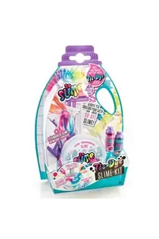 SO DIY So Slime Tie & Dye Kit 1 pot de slime transparente et 1 étendoir à slime - Colore ta slime !