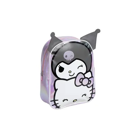 Sac à dos enfant - SANRIO - Hello Kitty Kuromi - Violet - Léger et résistant - Bretelles confortables