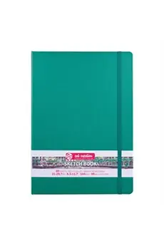 Carnet à croquis / Sketch Book - format A4 (21x29,7cm) - 80 feuilles - 140g - vert forêt - Royal