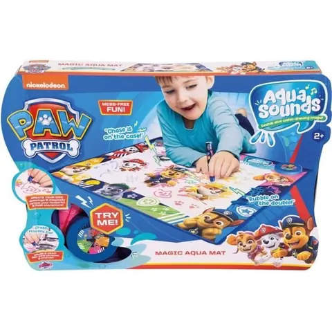 Jeux éducatifs - Pat Patrouille - Tapis aquasound - Émet des sons - À partir de 3 ans - Intérieur