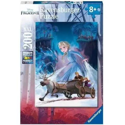 LA REINE DES NEIGES 2 Puzzle 200 pièces XXL - La forêt mystérieuse - Ravensburger - Puzzle Enfant 200 pièces - Dès 8 ans