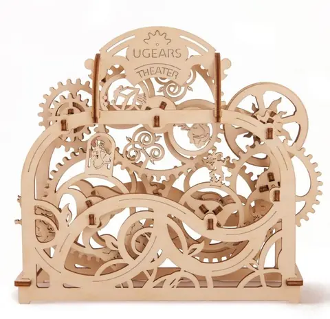 Théâtre Maquette / Puzzle 3D Mécanique en mouvement - 100% Bois - Bois - Beige - Adulte - Mixte