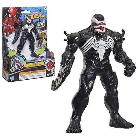 Figurine électronique Venom de 15 cm avec effets sonores Jouets de super-héros Spider-Man Venom Action éleectronique dès 4 ans