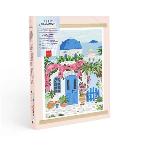 Jeu créatif La Petite Epicerie Peinture à diamanter Petit Diamond Santorini