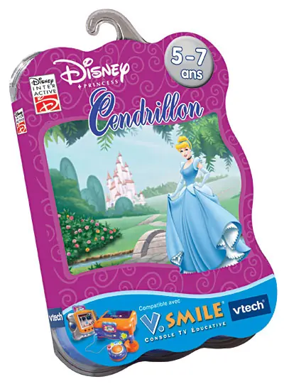 VSmile Cendrillon Jeu Éducatif VTech pour Jeunes Enfants