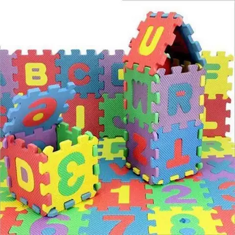 Puzzle tapis mousse 36pcs 12x12 cm Jeu éducatif