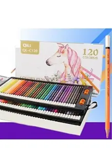 Boîte de 120 Crayons de Couleur,Les Meilleurs Crayons pour Enfants,Adultes et Artistes.Idéal pour Tous Les Types de coloriage