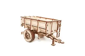 Maquette 3D en bois - Remorque de tracteur 20 cm
