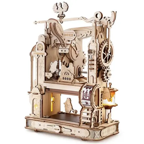 Kit de construction Robotime Imprimerie classique LK602 Bois 21 5 x 14 5 x 27 cm